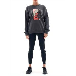 P.E NATION heritage sweatshirt in dark shadow NWT Size  Small